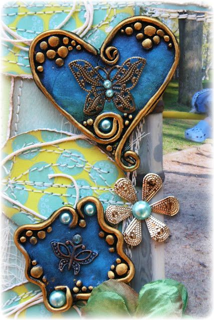 Such a Pretty Mess: Polymer Clay & Trinket Embellishment Tutorial by Gabrielle Pollacco Diy Fimo, Pretty Mess, Beading Ideas, Polymer Jewelry, Fimo Clay, Clay Design, Handmade Journals, Polymer Clay Projects, Polymer Clay Tutorial