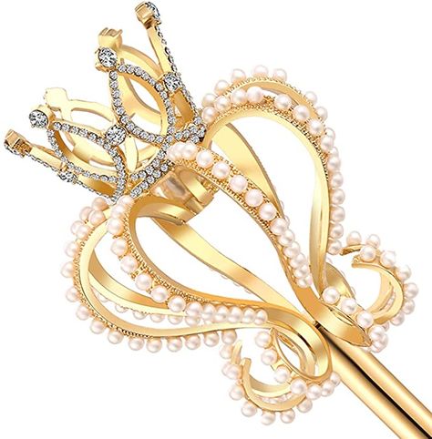 Scepter Magic, 50th Golden Birthday, Queen Scepter, Pearl Princess, Pageant Costumes, Princess Wands, Magic Party, Random Ideas, Cosplay Props