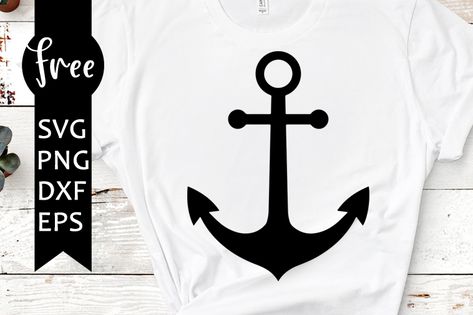 Anchor svg free, sea svg, silhouette cameo, instant download, ocean svg, shirt design, boar anchor svg, sailor svg, free vector files, dxf 0393 Nautical Svg Files Free, Anchor Svg Free, Pirate Svg Free, Navy Decorations, Silhouette Cameo Free, Ocean Svg, Svg Crafts, Sea Quotes, Navy Decor