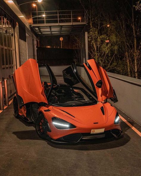 Orange Lamborghini Aesthetic, Orange Sports Car, Mclaren P1 Orange, Car Widgets, Orange Mercedes, Orange Mclaren, Orange Cars, Brownie Packaging, Orange Car