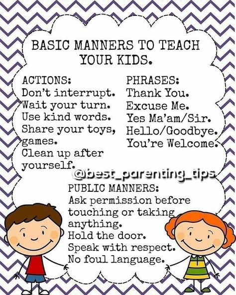 Basic Manners, Uppfostra Barn, Life Skills Kids, Manners For Kids, Positive Parenting Solutions, Parenting Knowledge, Affirmations For Kids, Parenting Help, Mindful Parenting