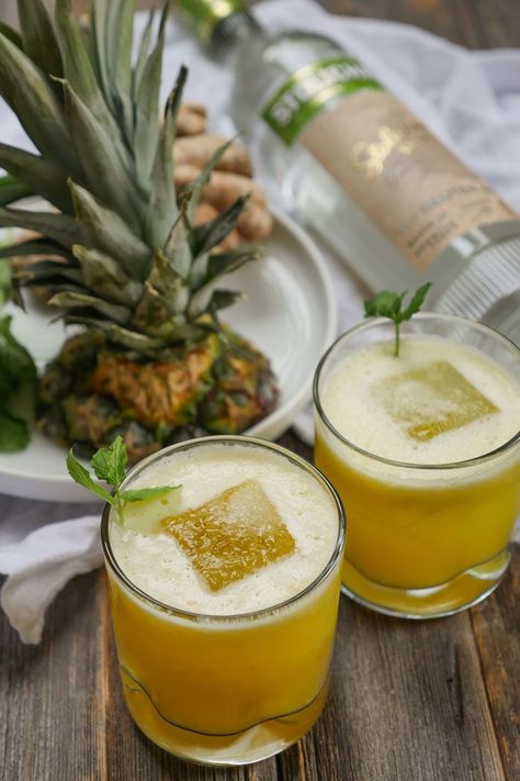 Coconut Water Drink Recipes, Coconut Water Drink, Coconut Water Cocktail, Coconut Water Drinks, Coconut Cocktail, Spicy Pineapple, Healthy Nutrition Plan, Gin Fizz, Water Drink