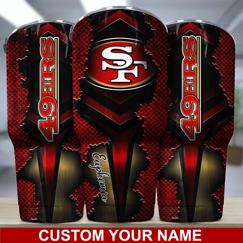 San Francisco 49ers NFL-Custom Tumbler For This Season TU30360 Check more at https://fansatic.com/product/san-francisco-49ers-nflcustom-tumbler-for-this-season-tu30360-2910/ 49ers Gifts, 49ers Fans, Custom Tumbler, Arizona Logo, San Francisco 49ers, Custom Tumblers, Tumbler Cups, Uv Printing, Plant Based