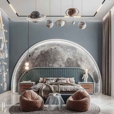 Boy Bedroom on Behance Teen Boy Bedroom Furniture, Retreat Bedroom, Boys Bedroom Modern, Modern Teen Boy Bedroom, Bedroom Design Luxury, Luxury Living Room Inspiration, Luxury Kids Bedroom, Themed Kids Room, Kids Room Interior Design