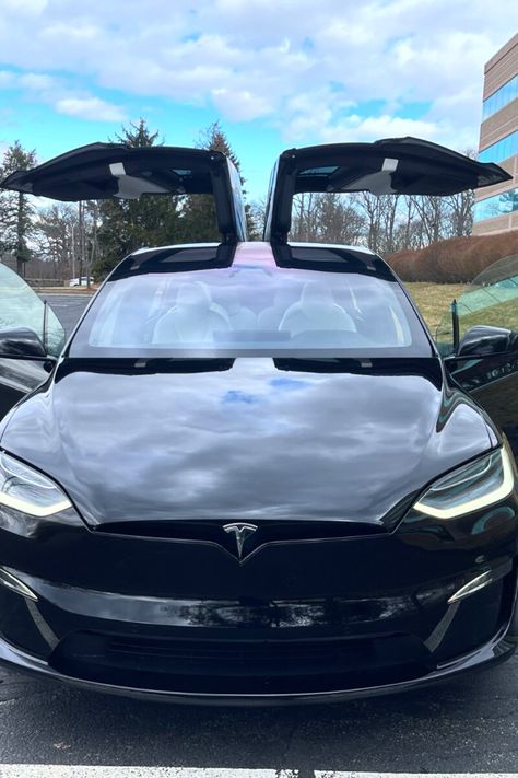 Tesla Model X Plaid Falcon Wing Doors Tesla Model X Black, Tesla Model X Plaid, Tesla Suv, Tesla Model S Plaid, Tesla X, Tesla Car, Tesla Model X, Tesla S, Suv Cars