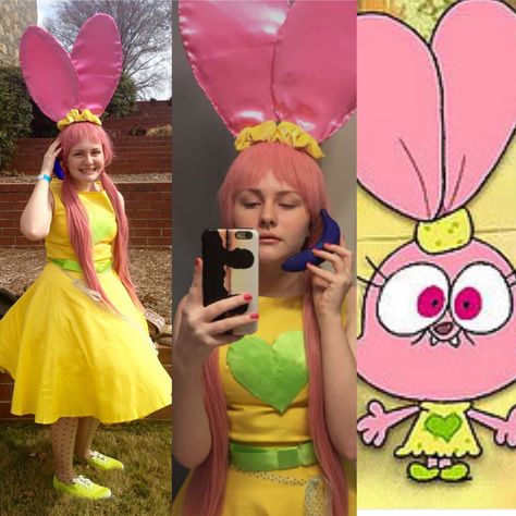 Ava Lynn  Cosplay Panini from Chowder Panini Chowder Costume, Panini And Chowder Costume, Chowder Costume Halloween, Chowder Halloween Costumes, Chowder Cosplay, Chowder And Panini Costume, Chowder Costume, Costume Blonde, Horror Movie Costumes