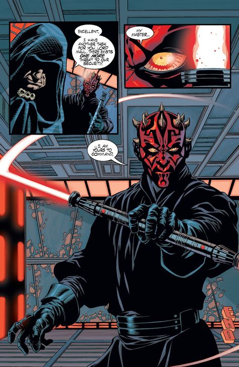 Darth Maul Comic, Darth Maul Art, Star Wars Darth Maul, Sith Lords, Dark Side Star Wars, Star Wars Drawings, May 4th, Sith Lord, Star Wars Film