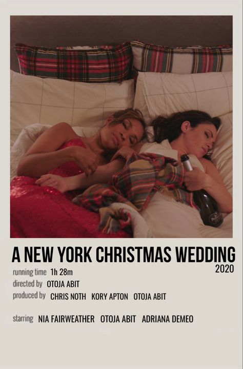 New York Christmas Wedding, Yule Festivities, Wedding Running, Polaroid Movie Poster, Christmas With The Kranks, Winter Movies, York Christmas, Christmas Films, Classic Christmas Movies