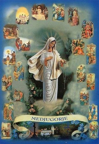 Medjugorje | por ehem. Diether Petter Marian Apparition, مريم العذراء, Santi Cattolici, Jesus Mother, Virgin Mary Art, Mother Mary Images, Blessed Mary, Catholic Pictures, Mama Mary