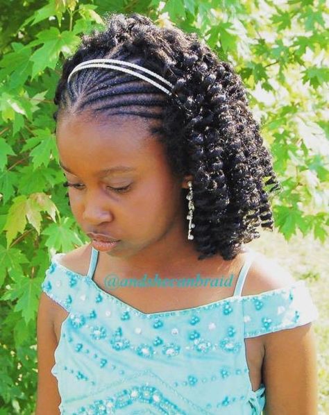 Side Braids For Kids, Kids Crotchet Hairstyles, Toodler Braids Kids, Braided Wigs For Kids, Hairstyles For Little Black Girls Kids Graduation, Braid Styles For Girls, Hair Design, Medium Layered Hair, Kid Braid Styles