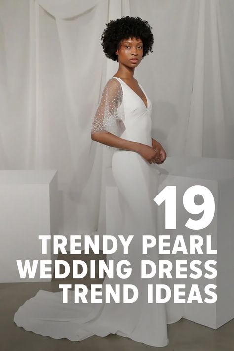 trendy pearl wedding dresses Pearl Wedding Dresses, Pearl Beaded Wedding Dress, Marchesa Bridal, Amsale Dress, Top Wedding Dress Designers, Pearl Wedding Dress, Wedding Gown Styles, Dress Name, Bridal Jacket