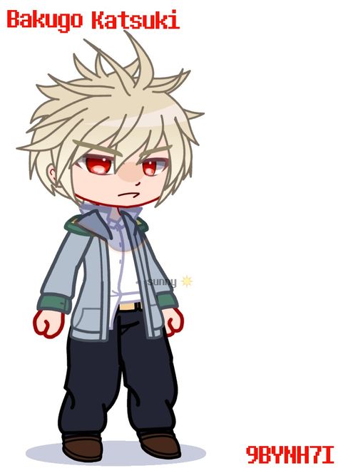 MHA BNHA Bakugo Katsuki Gacha Club МГА Бакуго Катсуки Гача Клуб Лайф Gacha Bakugou, Academia Uniform, Gacha Club Fits, My Hero Academia Uniform, Gacha Character Design, Mha Gacha, Gacha Club Codes, Gacha Fits, Gacha Base