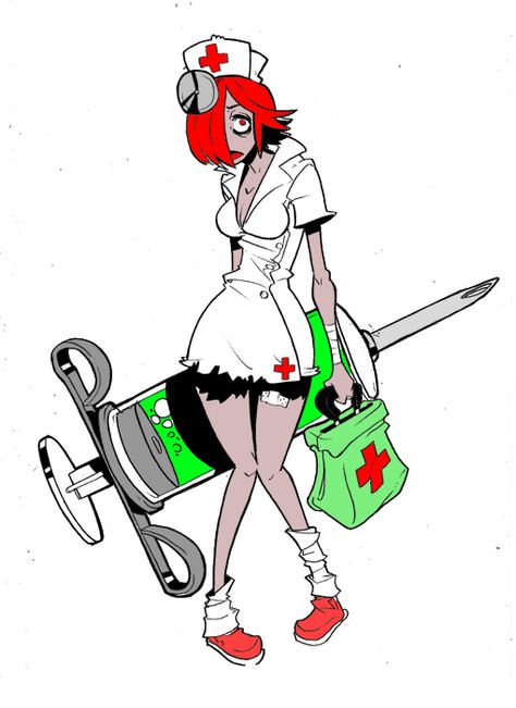 Nurse Vector, Zombie Nurse, Nurse Art, Love Art, Zombie, Character Art, Humanoid Sketch, Halloween, Art