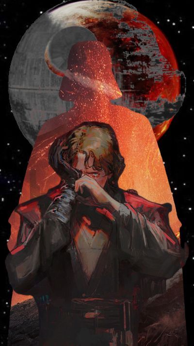 Anakin And Vader Art, Anakin Skywalker Illustration, Anakin Skywalker Artwork, Full Potential Anakin, Anakin And Rex Fanart, Mustafar Anakin, Anakin Wallpaper Iphone, Star Wars Anakin Wallpaper, Anakin Wallpaper Aesthetic