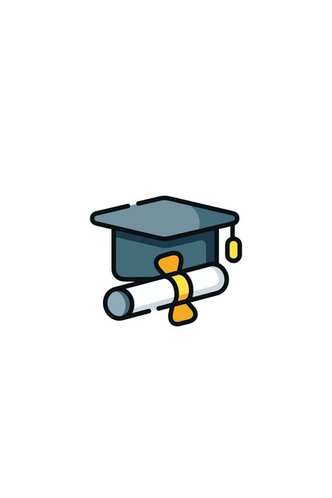 Graduation #graduationicon #iconhistory Graduation Icon Instagram Highlight, Graduation Icon, Graduation Logo, Instagram White, Flat Design Icons, Free To Use Images, Insta Icon, Instagram Wallpaper, Instagram Logo