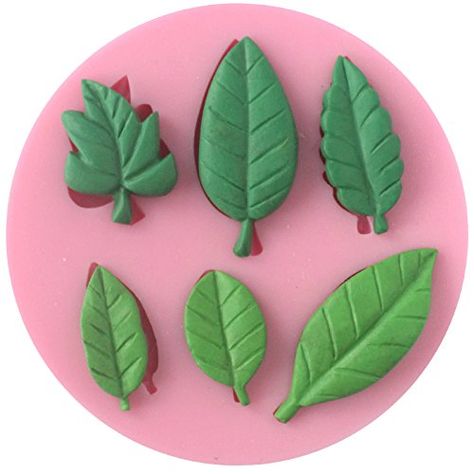 Leaf Clay Art, Insects Crafts, Clay Clips, Fondant Leaves, Clay Leaves, Leaf Clay, Clay Leaf, Clay Modelling, Candy Making Supplies