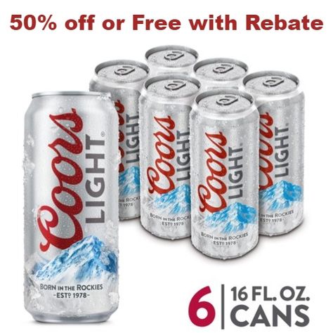 Rebate amount varies by state. Orange Blossom Honey, All Beer, Aluminum Cans, Beer Cans, Lager Beer, Alcohol Content, Bottle Shop, Coors Light, Light Beer