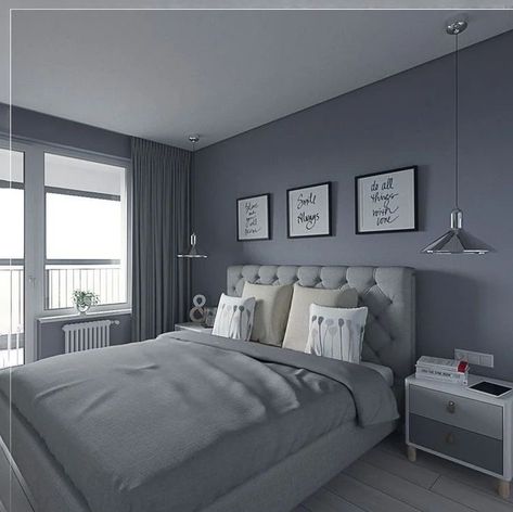 Grey Ceiling White Walls, Ideas Para Pintar Cuartos, Grey Bedroom Colors, Grey Room Decor, Bedroom Color Combination, Grey Interior Design, Room Wall Colors, Bedroom Wall Designs, Apartment Living Room Design