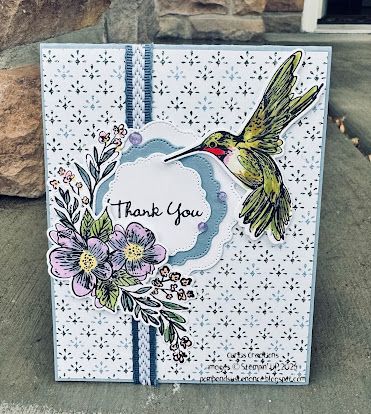 Pomp and Sustenance: Stamping With Friends - Thoughtful Expressions Stampin Up Thoughtful Expressions Cards, Hummingbird Cards, Homemade Card Designs, Inspirational Sketches, Apothecary Art, Rubber Stamping Ideas, Cards With Birds, Blue Cards, Designer Paper Cards