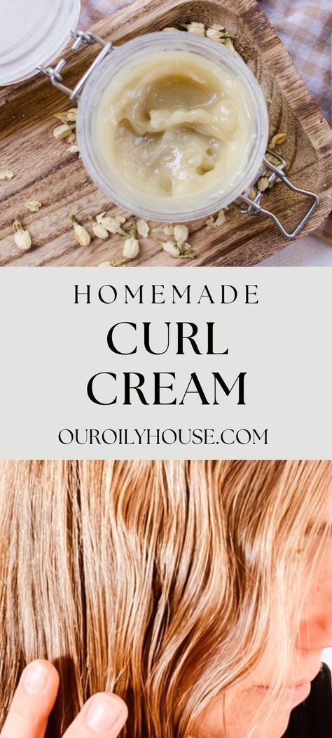 Diy Natural Curl Cream, Diy Natural Curly Hair Cream, Diy Hair Cream For Curly Hair, Diy Mousse For Hair, Diy Curling Cream, Wild Yam Cream Recipe Diy, Diy Hair Butter For 4c Hair, Diy Wild Yam Cream, Diy Hair Oil For Frizz