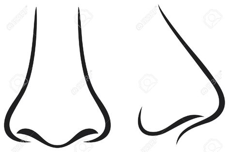 Nose Clipart Black And White, Nose Black And White, Nose Clipart, Nose Illustration, Cartoon Nose, Nose Cartoon, Human Nose, Cartoon Noses, Gestalt Principles