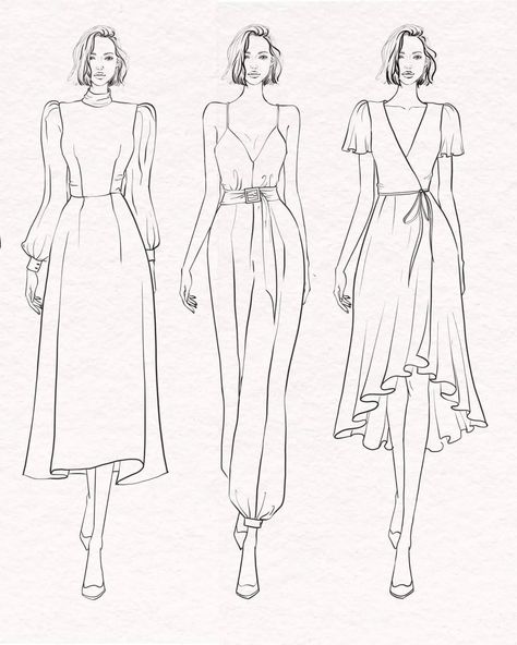 Types Of Fashion, Chest Tattoo Ideas, Fashion Illustration Poses, Fashion Model Sketch, Fashion Illustration Tutorial, Fashion Illustration Collage, Fashion Design Books, Fashion Design Template, Fashion Illustrations Techniques