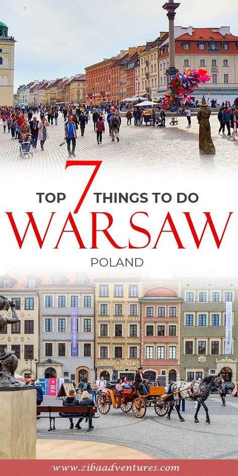 Here is the best Warsaw itinerary for travelers. Whether you are traveling solo or not, check how to best travel in Poland's capital. We look at the best things to do in Warsaw. #travel #citybreak #bestthings #travelitinerary Warsaw Itinerary, Estonia Travel, Road Trip Europe, Eastern Europe Travel, Poland Travel, Austria Travel, Netherlands Travel, Europe Photos, Norway Travel