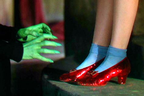 Dorothy's Shoes | The Wizard of Oz Wizard Of Oz Shoes, Dorothy Shoes, Dorothy Wizard Of Oz, Wizard Of Oz 1939, Ruby Red Slippers, Dorothy Gale, Wicked Witch Of The West, Red Slippers, The Wonderful Wizard Of Oz