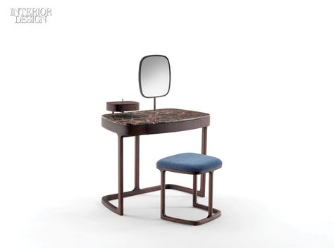 Jewel Tones and Vibrant Hues Make These 27 Furniture Products Truly Stand Out Marble Stools, Floating Drawer, Italian Furniture Brands, Luxury Italian Furniture, Dressing Table Set, Bedroom Furniture Design, Table Stool, Fitted Furniture, Italian Furniture