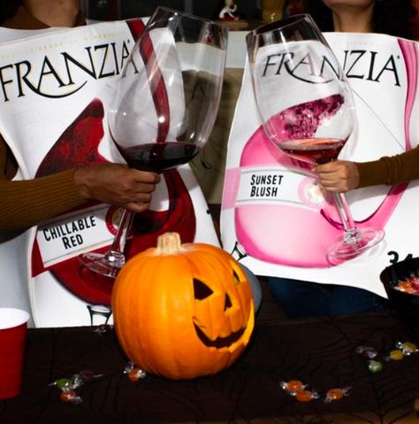 Being wine this year just makes sense. 
The post You Can — And Should — Be A Giant Box Of Franzia For Halloween appeared first on Scary Mommy. Boxed Wine Costume, Wine Costume, Halloween Diy Costume, Wine Halloween, Boxed Wine, Box Wine, Scary Mommy, Bottle Box, Game Costumes