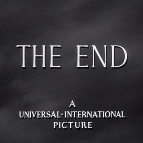 Movie Screen, Universal Pictures, The End, Film