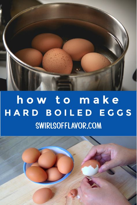 Learn how to make hard boiled eggs on the stove top. Follow this easy method to make the perfect hard boiled egg. How To Boil The Perfect Egg, How Long Boil Eggs, Perfect Hard Boiled Eggs Stovetop, The Perfect Boiled Egg, How To Boil Eggs On The Stove, How Long Do I Boil Eggs, Hard Boil Egg Recipe, Easy Hard Boiled Eggs Stove Top, How Long To Boil Eggs Hardboiled