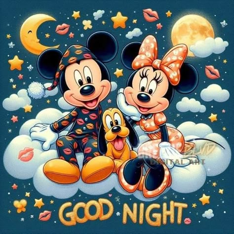 Good Night Mickey Mouse, Animated Pics, Morning Gifs, Lekker Slaap, Mickey Mouse Pictures, Good Morning Funny Pictures, Beautiful Good Night Images, Mickey Mouse Halloween, Disney Face Characters