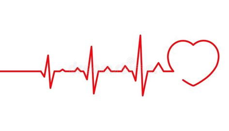 Heart pulse, Cardiogram line vector illustration, Heartbeat. Heart pulse, Cardiogram line vector illustration isolated on white background, Heartbeat stock illustration Heart With Heartbeat Tattoo, Heart Pulse Tattoo, Pulse Illustration, Heartbeat Illustration, Pulse Tattoo, Heartbeat Tattoo Design, Cloud Tattoo Sleeve, Heartbeat Line, Heartbeat Tattoo