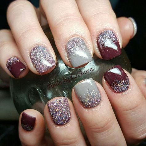 Dark Nail Colors Winter, Early Winter Nails, Late Winter Nails, Winter Nail Colors, Christmas Nail Colors, Popular Nail Colors, Unghie Sfumate, Stormy Skies, Simple Fall Nails