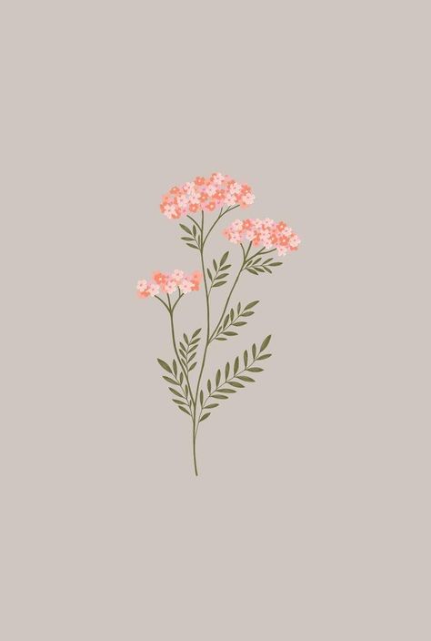 Floral Line Art Wallpaper, Phone Wallpaper Vintage, Minimalist Wallpaper Phone, Phone Wallpaper Boho, Vintage Flowers Wallpaper, Wallpaper Flower, Simple Phone Wallpapers, Flower Iphone Wallpaper, Soyut Sanat Tabloları