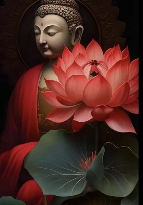 Buddha Lotus Painting, Lord Buddha Images, Buddha Flower, Webflow Website, Buddha Wallpaper, Buddha Canvas Art, Buddha Canvas, Buddha Art Drawing, Art Buddha