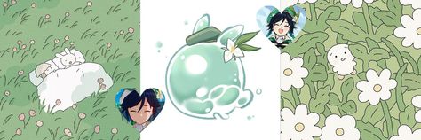 Green Header Genshin, Genshin Impact Green Aesthetic, Venti Twitter Header, Green Anime Header, Green Messy Header, Venti Header, Venti Banner, Genshin Headers, Venti Genshin Impact