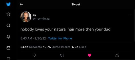 Natural Hair Tweets, Hair Done Tweets, Natural Hair Quotes, Hair Quotes, Room Deco, Good Quotes For Instagram, Twitter Quotes Funny, Relatable Post Funny, Baddie Quotes