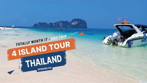 Krabi 4 Islands Tour | Snorkeling | Complete Details with Pricing | Things to do in Krabi (Thailand) Krabi Beach, Krabi Thailand, Island Tour, Life Jacket, Krabi, Island Hopping, Speed Boats, Round Trip, Day Tours