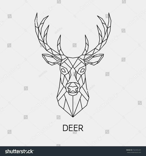 ✈️ Tesla Space x Virtual Business Model x Private Savings Deer Geometric, Geometric Deer Head, Geometric Animal Tattoo, Geometric Art Animal, Tattoos Mandala, Deer Tattoo, Geometric Design Art, Geometric Drawing, Origami Animals