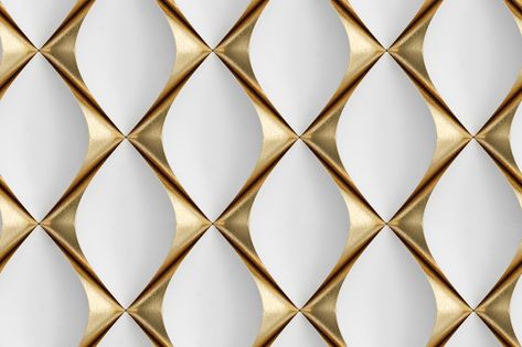 Premium Photo | 3d wall panels made of white leather with gold decorative elements Decorative Wall Panels Texture, 3d Wall Tiles, Wall Tiles Design, Wall Panel Design, Interior Wall Paint, Column Design, Bedroom False Ceiling Design, 3d Panels, Interior Bedroom