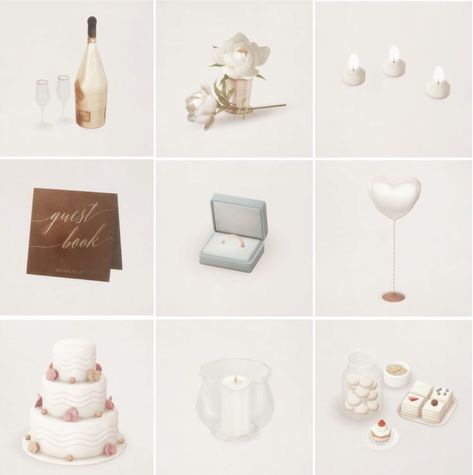 Decorating a wedding in The Sims 4 is difficult with a lack of items, especially in the base game. These sims 4 cc wedding decor options are gorgeous #thesims4cc #sims4weddingcc Sims 4 Cc Wedding Decor, Sims 4 Cc Wedding, Gold Table Settings, The Sims 4 Pack, Sims Furniture, Swirl Cupcakes, Simple Beach Wedding, Sims 4 Clutter, Pelo Sims