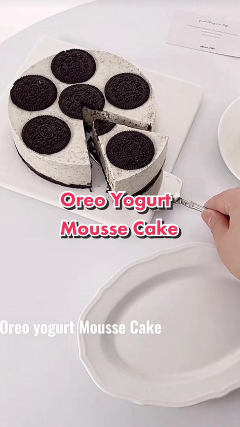 Yogurt Mousse Cake, Yogurt Mousse, Peti Sejuk, Oreo Cake, Mousse Cake, Oreo, Yogurt, Mousse, Jam