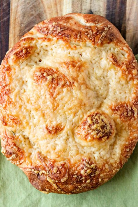 Asiago Cheese Bread Recipe, Asiago Cheese Bread, Asiago Bread, Store Bought Pizza Dough, Cheese Bread Recipe, Artisan Bread Recipes, Biscuit Bread, Asiago Cheese, Biscuit Rolls