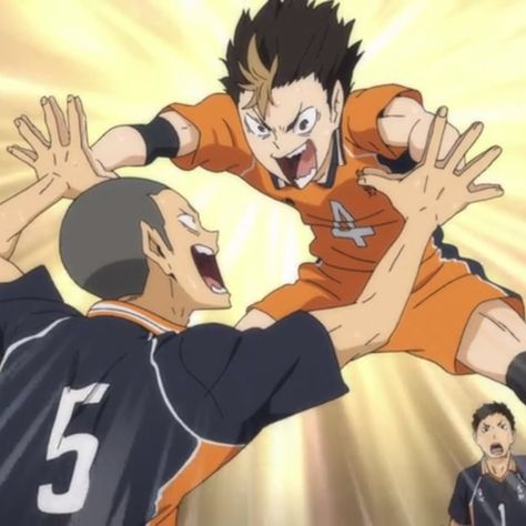 Tanaka And Nishinoya, Nishinoya And Tanaka, Tanaka Haikyuu, Noya Haikyuu, House Star, Nishinoya Yuu, Haikyuu Karasuno, Tokyo Hotels, Haikyuu 3