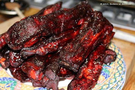 Chinese Char Siu Ribs | Life in the Foothills Char Sui Pork Ribs, Chinese Pork Spare Ribs Recipe, Bbq Pork Spare Ribs, Asian Ribs, Pork Spare Ribs Recipe, Bbq Board, Char Sui, Ribs Recipes, Char Siu Pork