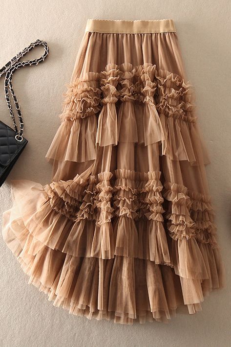 Midi tulle skirt outfit