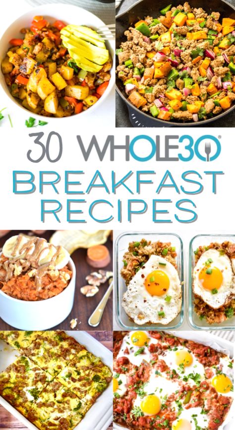 Whole 30 Breakfast Recipes, Whole30 Breakfast Recipes, Whole30 Breakfast, Whole 30 Meal Plan, Whole 30 Breakfast, Whole 30 Diet, Breakfast And Brunch, Recipe 30, Paleo Breakfast