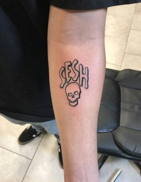 Sesh Tattoo, Bone Tattoos, Stick N Poke, Dad Tattoos, Baby Tattoos, First Tattoo, Pretty Tattoos, Aesthetic Photography, Arm Tattoo